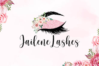 provide high quality eyelash, beauty, lips and makeup logo for your business