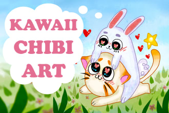 draw cute and kawaii art