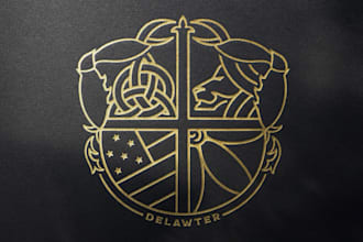 create modern emblem, family crest, crown logo within 6 hours