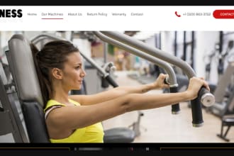 design health and wellness shopify store gym yoga store fitness website