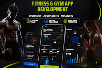 build fitness app gym app workout app health and fitness mobile app fitness ugc