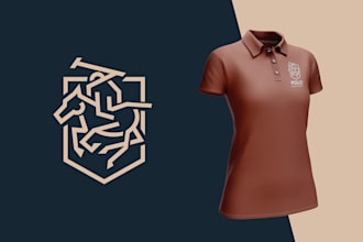 create a simple animal logo that is attractive