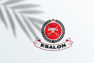 give professional cosmetic makeup beauty salon and hair salon logo