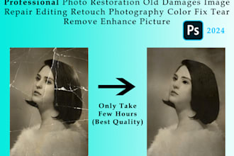 restore old photos and colorize,background change