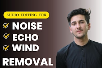 clean, edit, fix and convert your audio file
