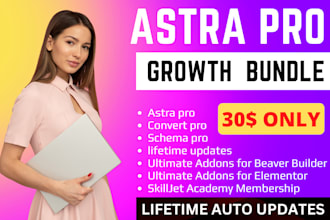 install astra growth bundle with premium templates