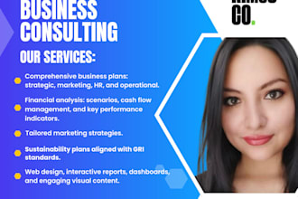 develop a business plan with market and financial analysis in english or spanish