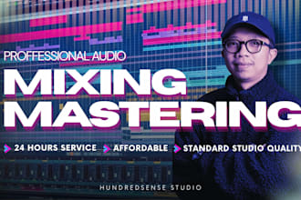 mixing and mastering for your song or album