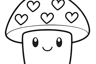 create bold, easy and cute coloring book