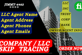 do llc skip tracing, business solutions for real estate companies,llc,inc,trust