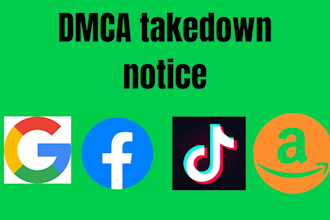 send dmca takedown notice tiktok,reddit,facebook,twitter,shopify,etsy,instagram,