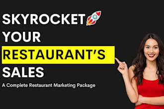 provide a complete restaurant marketing package