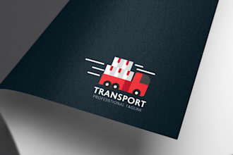 design outstanding logo about transport logistic dispatcher automotive towing