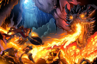 create stunning illustrations and comics for you