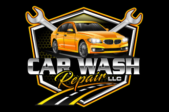 do 3d auto detailing automotive and car wash logo