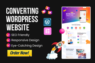 design, redesign, build, clone, create, revamp, customize wordpress website
