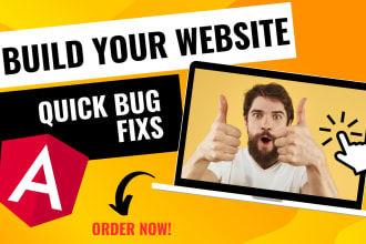build and fix angular website