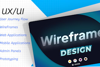 create wireframe design in figma for your website or app