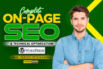 do wordpress onpage seo and technical optimization of your site