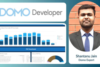 build insightful domo dashboards and etls