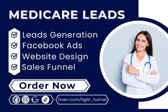medicare leads elderly care leads medicare landing page medicare sales funnel