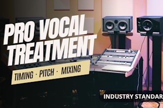 manually edit, align, tune, and mix your vocals with melodyne