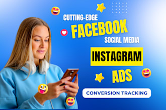 setup facebook ads or instagram ads with conversion tracking