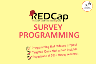 be your redcap survey programmer