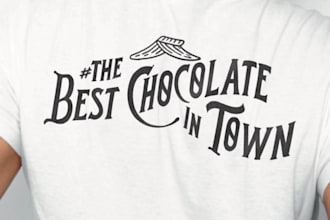 made hand drawn typography logo, clothing, apparel, design