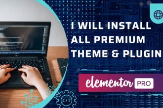 install astra pro, elementor pro, rank mat, acf pro and lot more premium plugins