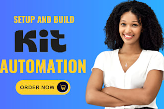 setup convertkit automation, kit landing page, kit email template, kit flow