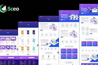 make seo services, logo provider company, and agency website