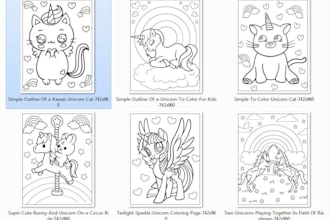 create colouring book pages for kids