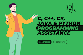 c, cpp, c sharp, java and python programming assignments