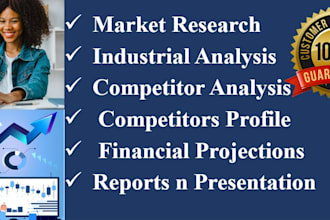 do market research, competitor analysis and overall industry analysis