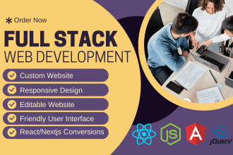 do django reactjs typescript angular jquery next js website project