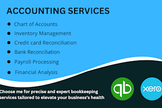 do accounting and bookkeeping using quickbooks freshbooks , xero