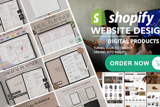 setup etsy digital products shop shopify ecommerce website development etsy seo