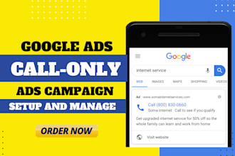 setup google call only ads campaign for local business