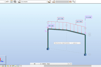 analyze your concrete or steel  2d frame