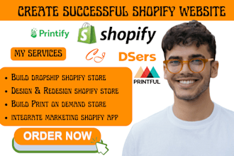 create shopify dropshipping store design shopify ecommerce website redesign pod