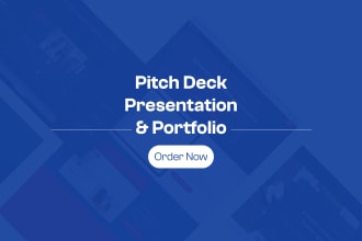 do interactive portfolio and pitch deck presentation