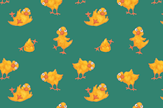 design seamless patterns for kids textile fabric hand drawn