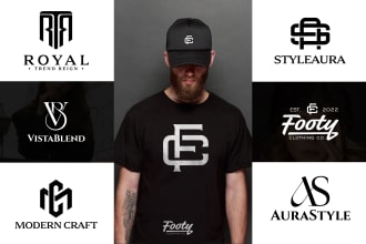design apparel  luxury fashion clothing brand, and boutique monogram logo design