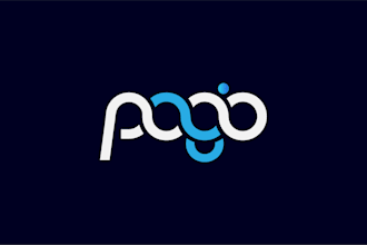 do text based modern logo in 24 hours