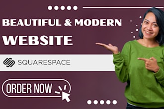 build, do modern squarespace website design redesign modify squarespace website