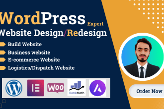 create e com business website logistics websites consulting wordpress