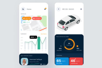 develop fleet management app, car dealership, car rentage, car tracking app