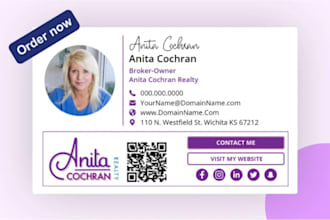 make a clickable HTML email signature for outlook, gmail