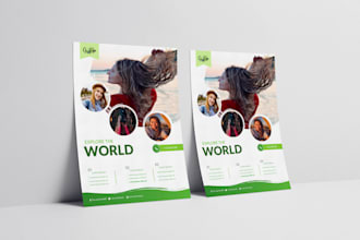 design professional, modern flyer design for your business